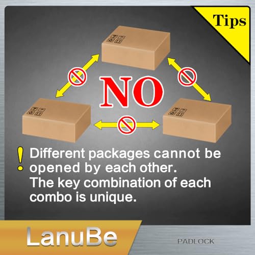 LanuBe Laminated Keyed Alike Padlock 24 Pack 1.6-in Wide Standard Shackle | Brass cylinder with keyed alike design.One key opens all locks.Black,Standard shackle for gates, sheds,hasps ＆ toolboxes - size: 24 Pack Black