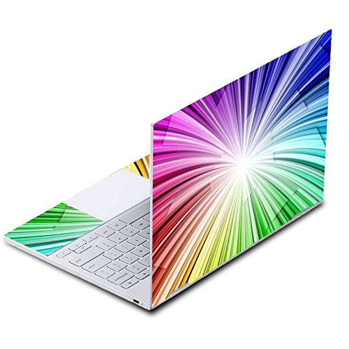 MightySkins Skin Compatible with Google Pixelbook - Rainbow Explosion | Protective, Durable, and Unique Vinyl Decal wrap Cover | Easy to Apply, Remove, and Change Styles | Made in The USA - color: Rainbow Explosion
