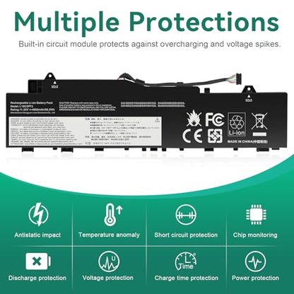 ASUNCELL L19C3PF3 Laptop Battery Replace Compatible with Lenovo IdeaPad 5-14IIL05 5-14ARE05 5-14ITL05 5-14ALC05 5-14IAL7 5-14ABA7 Series L19M3PF3 L19M3PF4 L19L3PF7 SB10W86954 5B10W86957 11.55V 56.5Wh - size: L19C3PF3 12.60 * 4.41 * 0.67 in