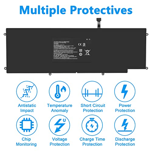 RC30-0196 Laptop Battery for Razer Blade Stealth 2016 v2 2017 i7-7500U i7-8550u 13.3" RZ09-01962W10 RZ09-0239 RZ09-02393E31 RZ09-01962E52 RZ09-01962E53 RZ09-01962E20 RZ09-01962E10 RZ09-01962E12 - size: 11.7*3.9*0.2inch RC30-0196