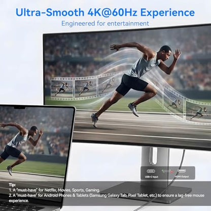 USB C to HDMI Cable for iPhone iPad MacBook Galaxy to TV Projector Monitor, USB-C to HDMI Cord Adapter, Thunderbolt 3 4 5 to HDMI Cable (4K 60Hz, 3.3ft) - size: 3.3ft, style: 4K 60Hz