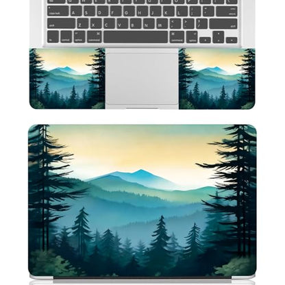 Universal Laptop Skin Sticker Decal for 11.6”12" 13" 13.3" 14" 15" 15.4" 15.6" Reusable Waterproof Scratch-Scratch Resistant Protective Vinyl Laptop Notebook Skin Stickers - Forest Mountain - color: Forest Mountain