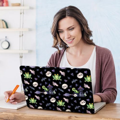 DINKY 17 inches Laptop Skin Sticker Netbook Universal Reusable Protector Cover Decal Fits 16" 16.5" 17" 17.3 inch Laptop Protector Notebook (Skeleton Frog) - color: Skeleton Frog
