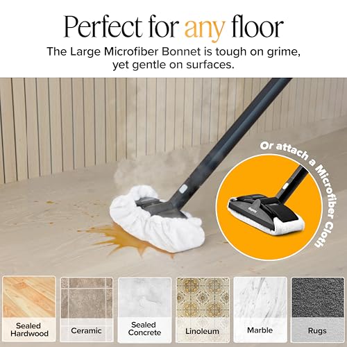 Dupray Steam Cleaning Pack Pro - Kit for Dupray Steam Cleaner | 24-Piece accessory kit | Microfiber cloths & bonnets, nylon, brass, horsehair and stainless brushes, felt storage bag