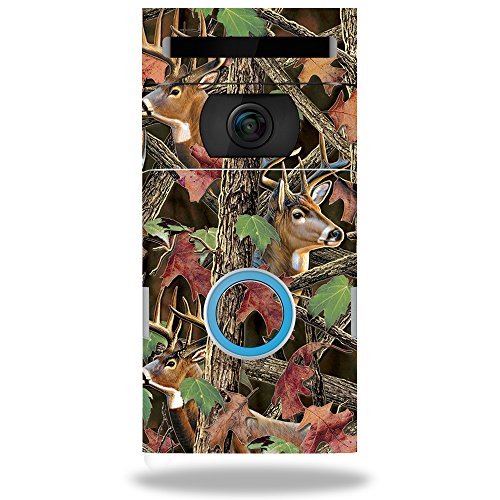 MightySkins Skin Compatible with Ring Doorbell 2 - Buck Camo | Protective, Durable, and Unique Vinyl Decal wrap Cover | Easy to Apply, Remove, and Change Styles | Made in The USA - color: Buck Camo