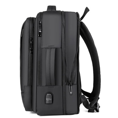 Laptop Backpack for Men 17.3 inch Travel Computer Bag - color: Black280