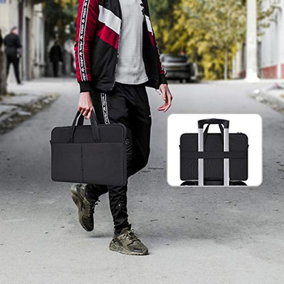 17-17.3 Inch Laptop Case Sleeve for HP 17.3/ Pavilion 17/ Envy 17/ OMEN 17, Acer Chromebook 17, Asus Vivobook Pro, Dell Inspiron 17 Notebook Computer Bag(Black) - color: Black, size: 17.3 Inch