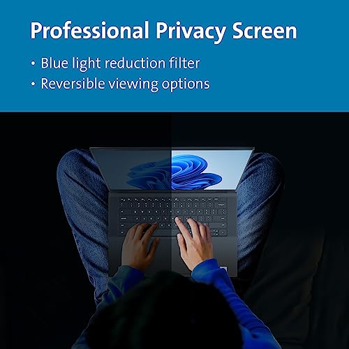 Kensington MagPro™ Magnetic Laptop Privacy Screen 14 inch, Removable 16:10 Laptop Privacy Filter, Anti-Glare, Blue Ray Reduction, Compatible with HP/Dell/Acer/Asus/Samsung/Lenovo (K55254WW) - size: 14" 16:10