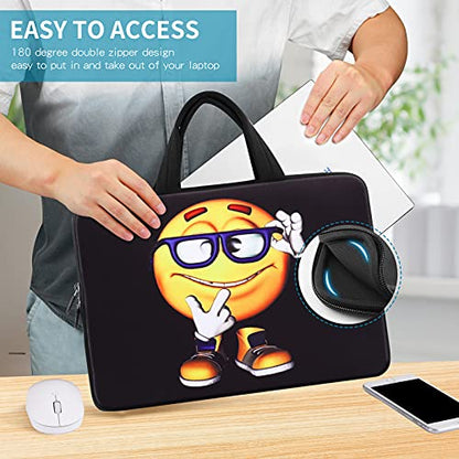 iColor 11 11.6 12 12.1 12.5 inch Laptop Carrying Bag Chromebook Case Notebook Ultrabook Bag Tablet Cover Neoprene Sleeve for Apple MacBook Air Samsung Google Acer HP DELL Lenovo Asus Yellow Boy - color: Yellow Boy