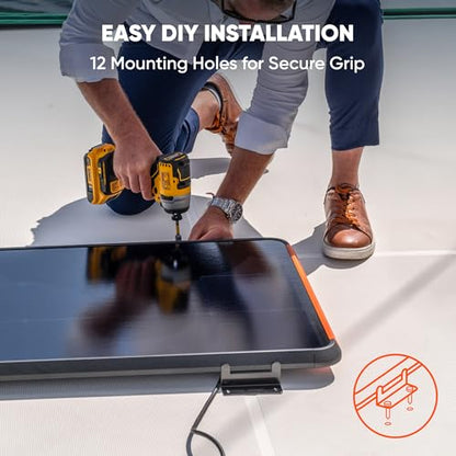Jackery Solar Generator 300, 292Wh Backup LiFePO4 Battery with SolarSaga 100W Prime, 300W Pure Sine Wave AC Outlet for RV Outdoors Camping Travel Blackout - style: E300+100W Prime