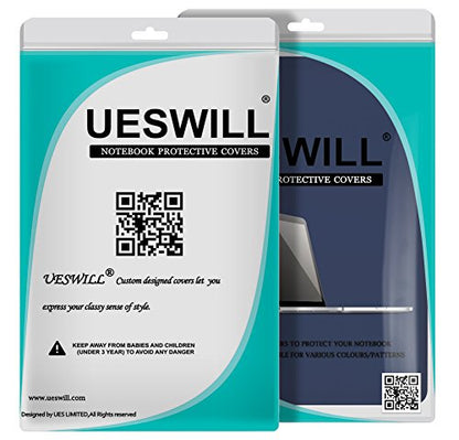UESWILL Compatible with MacBook Pro 14 inch Case 2026-2021 Release with M5 M4 M3 M2 M1 Pro Max chip & Touch ID, Laptop Matte Hard Shell Protective Cover, Navy Blue - color: Navy Blue, size: MacBook Pro 14" (M1 M2 M3 M4 M5)