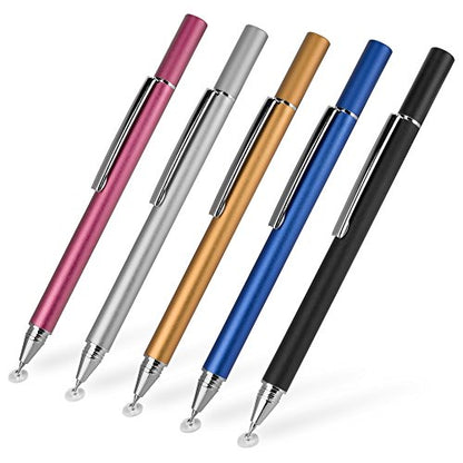 BoxWave Stylus Pen Compatible with Chuwi MiniBook X N100 2-in-1 Touchscreen Laptop (10.51 in) - FineTouch Capacitive Stylus, Super Precise Stylus Pen - Metallic Silver