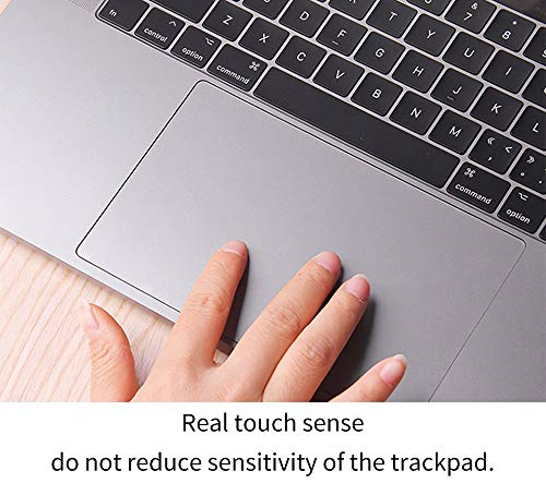 CaseBuy MacBook Air 13.6 Trackpad Protector Cover for 2026 2025 2024 2023 2022 MacBook Air 13.6" M5 M4 M3 M2 Chip A3449 A2681 A3113 A3240 with Touch ID Clear Anti-Scratch Touch Pad Protector -2PCS - size: MacBook Air 13" M2 M3 M4 M5(2022-2026)