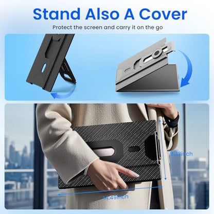 Portable Monitor for Laptop - Laptop Screen Extender HDMI USB C Travel External Display with Stand Gaming Monitor for PC MAC Switch Phone Computer Xbox PS4/5 - D1 - size: 16.1 inch FHD