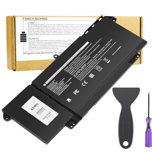 7FMXV 9JM71 4M1JN Laptop Battery for Dell Latitude 5320 7320 7420 7520 Latitude 5320 2-in-1/7320 2-in-1/7420 2-in-1 P133G P134G P135G P136G P138G P139G P110F 727CG HDGJ8 MHR4G TN2GY 0TN2GY CN-0727CG - size: 10*4.09*0.24inch 7FMXV