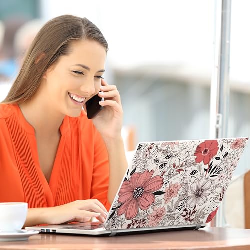 Laptop Skin Decal HP 14" - Botanical, Laptop Cover Sticker, No Cutting Required, No Bubble, Waterproof, Scratch Resistant - Including Wide Screen and Wrist Pad - size: 14 inch