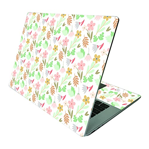 MightySkins Skin Compatible With Microsoft Surface Laptop 4 15” - Neutral Flowers | Protective, Durable, and Unique Vinyl Decal wrap cover | Easy To Apply, Remove, and Change Styles | Made in the USA - color: Neutral Flowers