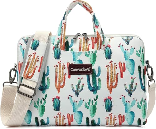 Laptop Shoulder Messenger Bag for MacBook Air 13 inch,MacBook 14 inch and 13.3 Inch-14 inch Laptop (Cactus) - color: Cactus