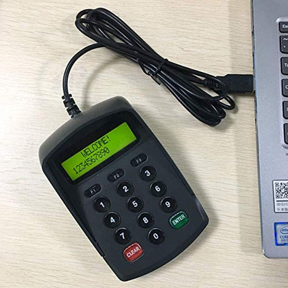 XCRFID USB 15 Keys Keypad Numeric Keyboard Numpad for Bank,Telecom, Mobile Unicom Business Hall Counter, Financial POS Payment System Digital Keyboard (YD541-Plaintext No Sound) - color: YD541-Plaintext No sound