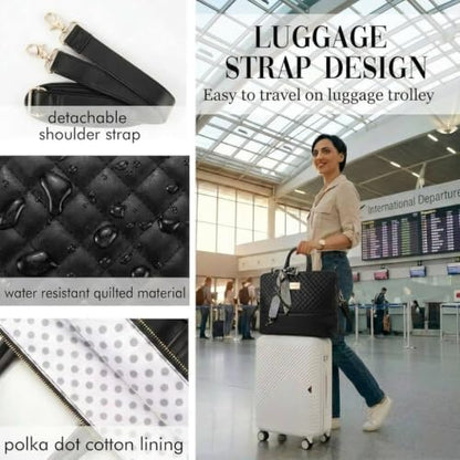 Laptop Bag for Women Slim Travel - color: Khaki Pu