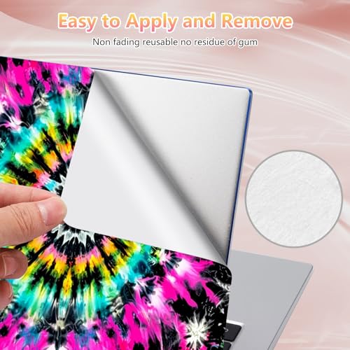 Laptop Skin Sticker Decal 12" 13" 13.3" 14" 15" 15.6",Waterproof Scratch Resistant Vinyl,Reusable Easy to Apply,for MacBook HP Dell Notebooks Netbooks Laptop,2 Wrist Pads,Colorful Print - color: Colorful Print