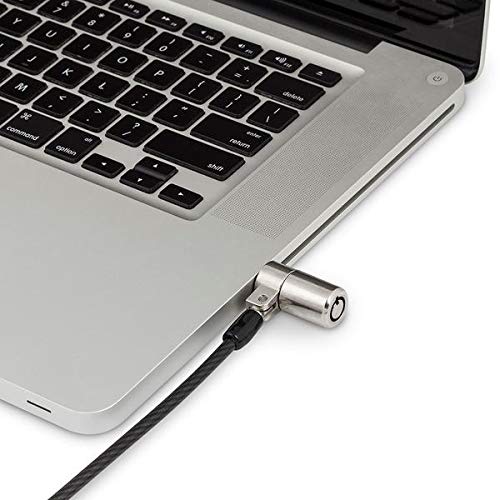 Targus DEFCON T-Lock Key Cable Lock for Laptop Computer and Desktop Security Cable (ASP48EU), Black - size: T-Lock, style: Keyed Cable