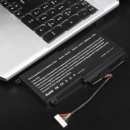 PA5107 Laptop Battery for Toshiba Satellite P55 P55t S55 S55t Series P55-A5200 P55-A5312 P55T-A5116 P55T-A5118 P55T-A5202 S55-A5167 S55-A5275 S55-A5279 S55-A5294 S55-A5295 S55T-A5337 S55T-A5389 - size: 10.7*4.59*0.24inch PA5107