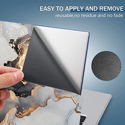 Laptop Skin Sticker Decal,13.3 14 15 15.4 15.6 inch Laptop Universal Vinyl Skin Sticker Cover,Dustproof Waterproof Reusable Art Decal Protector with Free 2 Wrist Pads (7560) - color: 7560