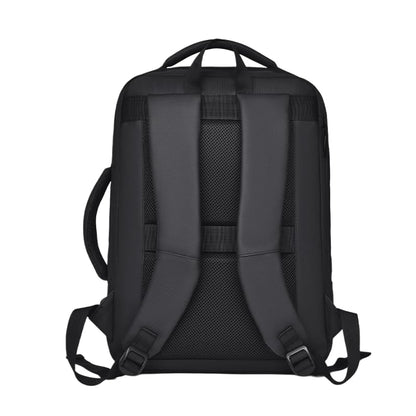 Laptop Backpack, Expandable Business Travel Bag, Water Resistant, USB Charging Port, Fits 15.6 Inch Laptop (Black) - color: Black