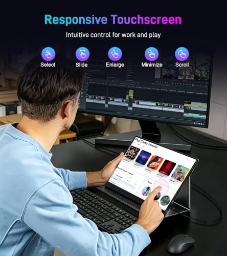 Portable Monitor (Dark Inky) - color: dark inky