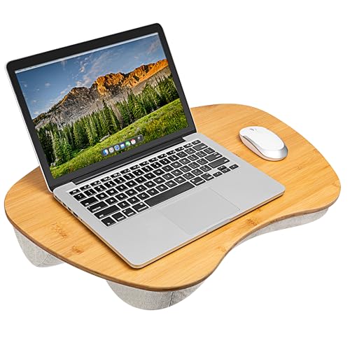 ROSSIE Home XL Bamboo Lap Desk – Natural, Fits 17.3” Laptops - color: Natural