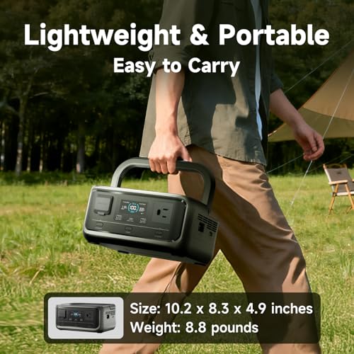 ALLPOWERS VOLIX P300 Portable Power Station 300W (600W Peak), 256Wh LiFePO4 Battery, 2-Hour AC Fast Charge, 100W USB-C, UPS Backup, Solar Generator for Camping, Home Backup, RV, Emergency