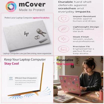mCover Case ONLY Compatible for 2024 ～ 2025 14-inch HP ProBook 440/445 G11 Series Windows Notebook PC (NOT Fitting Any Other HP Models) - Purple - color: Purple