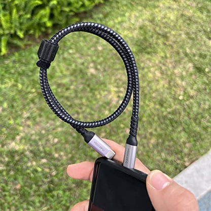 Short USB C Cable 100W, 1.5ft 2 Packs, 10Gbps Data Speed, 4K Video | 3.1 Gen 2 High Speed Data Transfer, 5A Fast Charging, 4K 60Hz USBC Video Display, Compatibile for iPhone 17/16 - size: 1.5 ft