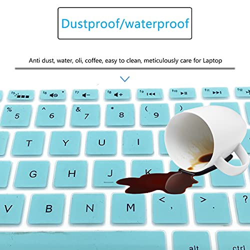 Keyboard Cover for HP Laptop 15-dy 15-db/da/dw 15-dy 15-dy2073dx 15-dy2034nr 15-dy0025tg 15-dy0027ds 15-dy2152wm 15-dy2005tg 15-dy2046n 15-dy2075tg 15-dy2073dx 15-dy2024nr 15-dy1036nr 15-dy1043dx - color: Hotblue