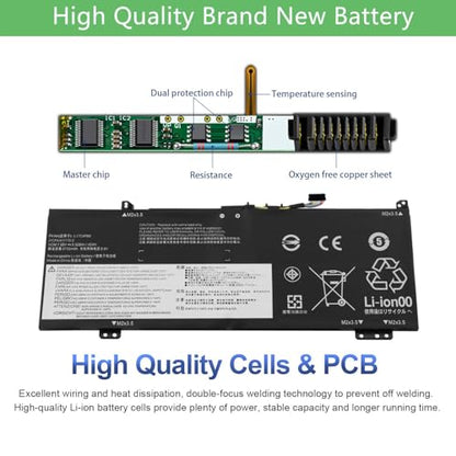 L17C4PB0 L17M4PB0 L17C4PB2 Laptop Battery for Lenovo Flex 6-14IKB 6-14ARR IdeaPad 530S-14ARR 530S-14IKB 530S-15IKB Yoga 530-14ARR 530-14IKB XiaoXin Air 14IKBR 15IKBR 15ARR 15IWL Series