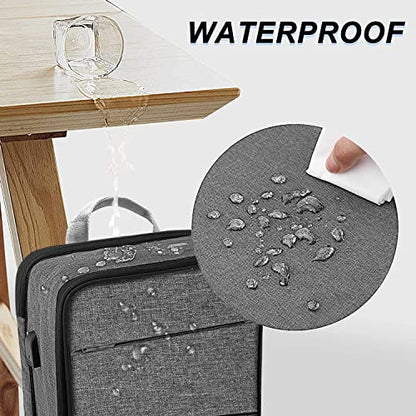 Slim & Expandable Laptop Backpack Water Resistant Backpack Travel Backpack Compatible with MacBook Air/Pro/Neo 13-14 inch, XPS 13/14, Surface 13.5" and Most 13-14 Notebooks，G01BK01 - color: G01bk01, size: 13"-14"