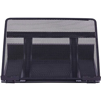 Lorell, LLR80620, Mesh Laptop Stand, 1 Each, Black