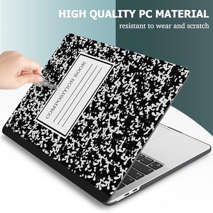 May Chen for MacBook Pro 13 Case 2022 2021 2020 Release Models: M2 M1 A2338 A2289 A2251, Plastic Hard Shell Case with Keyboard Cover for MacBook Pro 13 inch with Touch Bar fits Touch ID, Book - color: Book