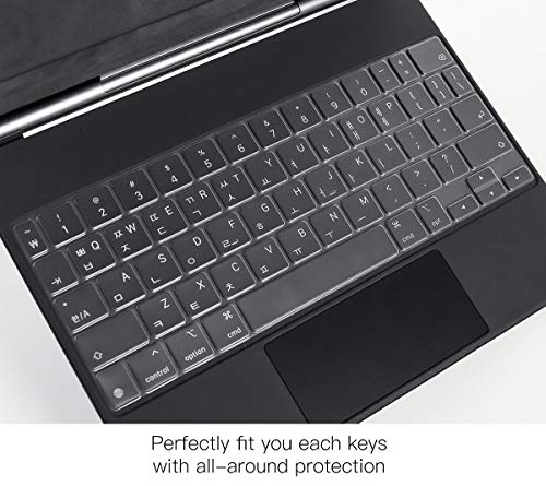 CaseBuy Ultra Thin Keyboard Cover for Apple iPad Air 11-inch(M2 2024) & iPad Air 5th 4th Gen & 2022 M2 iPad Pro 11 inch with Magic Keyboard(4th 3rd 2nd Generation), US Keyboard Layout - size: iPad Pro 11 Magic Keyboard (4th 3rd 2nd Gen)