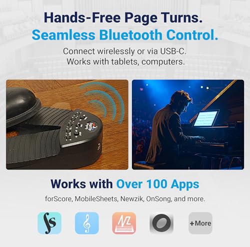 PageFlip Firefly Bluetooth/USB Page Turner Pedal - style: Firefly