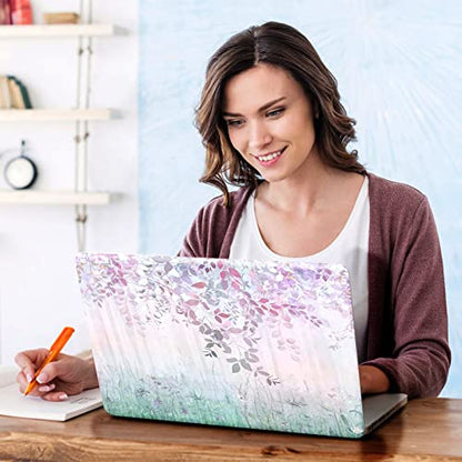 DINKY Laptop Skin Sticker Decal, 12" 13" 13.3" 14" 15" 15.4" 15.6 inch Laptop Universal Reusable Vinyl Skin Stickers Cover Art Decal Notebook PC Personalized Protector-Wildflowers - color: Wildflowers-01