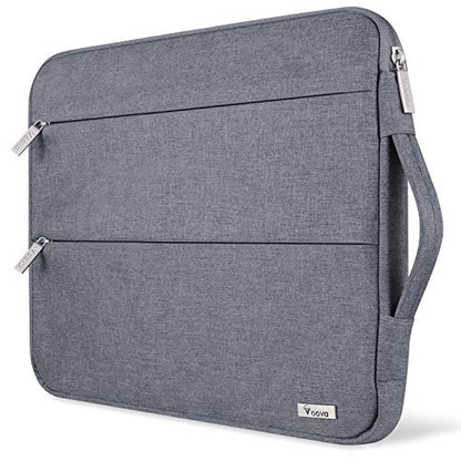 Voova 15.6 16 Inch Laptop Sleeve Case Compatible with MacBook Pro 16 M1/M2/M3/M4 Max 2019-2025, 15.6-16” Hp Lenovo Acer Asus, Waterproof Slim Computer Bag Cover with Handle, Grey - color: Grey, size: 15.6-16 Inch