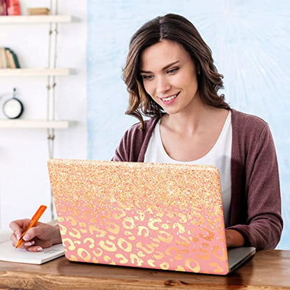 DINKY Laptop Skin Sticker Decal, 12" 13" 13.3" 14" 15" 15.4" 15.6 inch Laptop Universal Reusable Vinyl Skin Stickers Cover Art Decal Notebook PC Personalized Protector-Leopard Print - color: Leopard Print