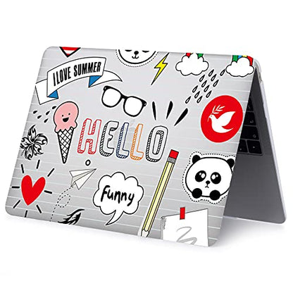 Laptop Case Compatible with MacBook Pro 13 inch with CD-ROM Model: A1278(Old Version 2012/2011/2010/2009/2008), Protective Plastic Hard Shell Case Cover & Keyboard Skin - Funny Summer - color: Funny Summer, size: A1278(Pro 13 w/CD-ROM 2008-2012)