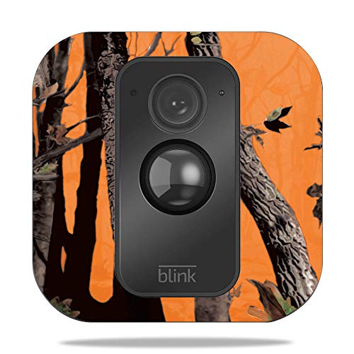 MightySkins Skin Compatible with Blink XT Outdoor Camera - Orange Camo | Protective, Durable, and Unique Vinyl Decal wrap Cover | Easy to Apply, Remove, and Change Styles | Made in The USA - color: Orange Camo