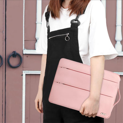 Voova Laptop Sleeve Carrying Case 14 15 Inch Compatible with MacBook Air 15 M2/M3/M4 2022-2025, MacBook Pro 15, Hp Chromebook 14, Waterproof Slim Computer Cover Bag,Sakura Pink - color: Sakura Pink, size: 14-15 Inch