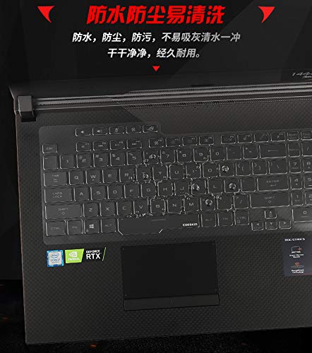 Laptop Ultra Thin Clear Transparent Tpu Keyboard Cover Protectors for ASUS ROG Strix G G731GV G731GU G731GW 17.3"