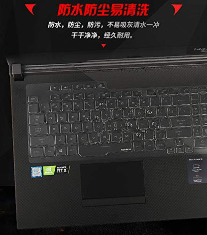 Laptop Ultra Thin Clear Transparent Tpu Keyboard Cover Protectors for ASUS ROG Strix G G731GV G731GU G731GW 17.3"