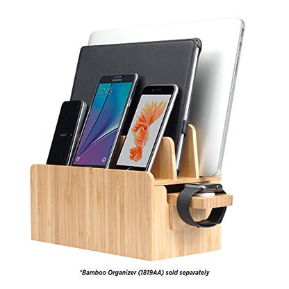 MobileVision Compatible Stand for Apple iWatch Adapter for use with Bamboo Charging Stations and Multi-Device Organizers - color: Apple Watch Adapter Only